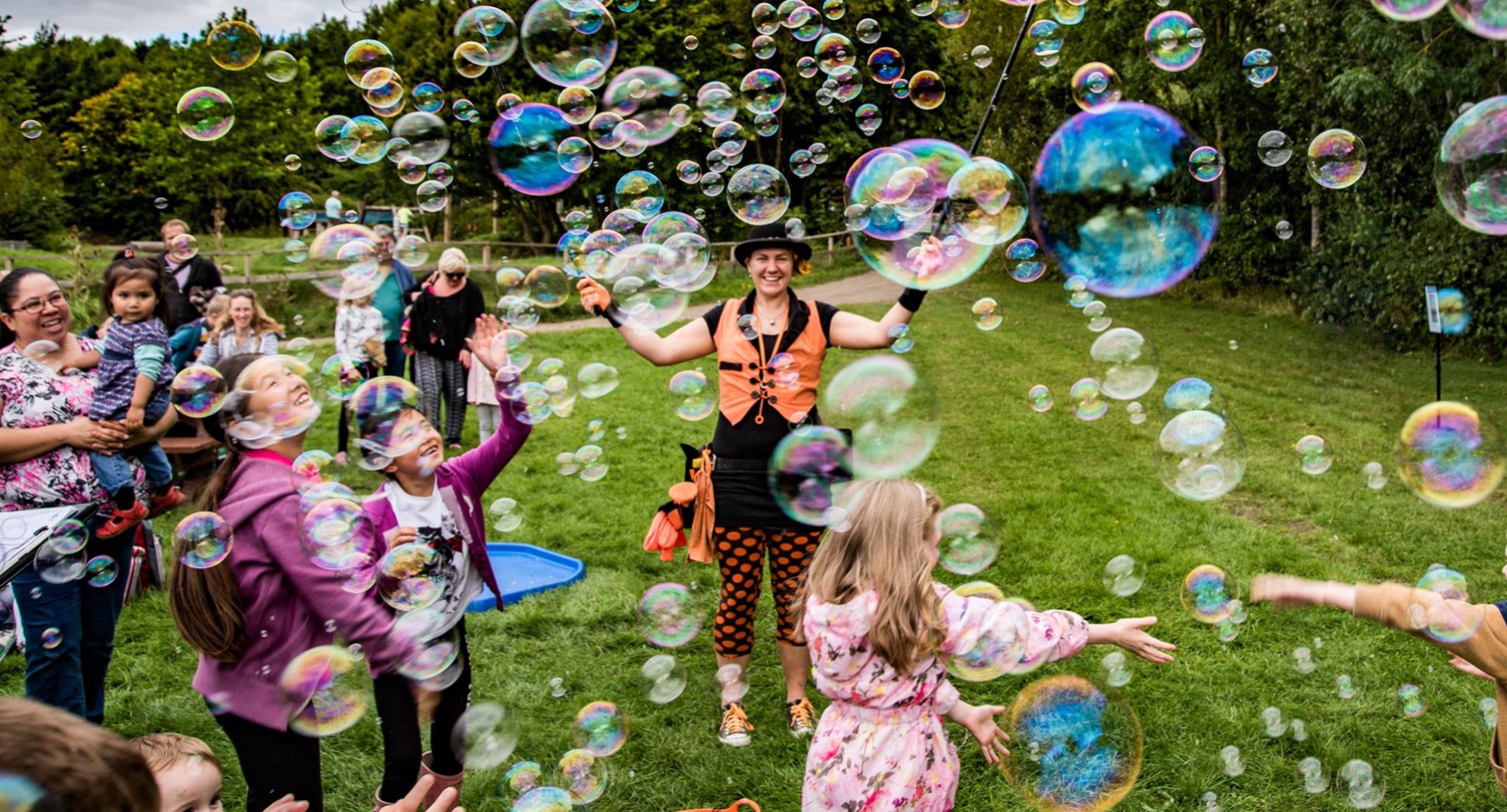Bubbles at Corbridge Festival